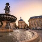 Vue sur la place des Quinconces à Bordeaux