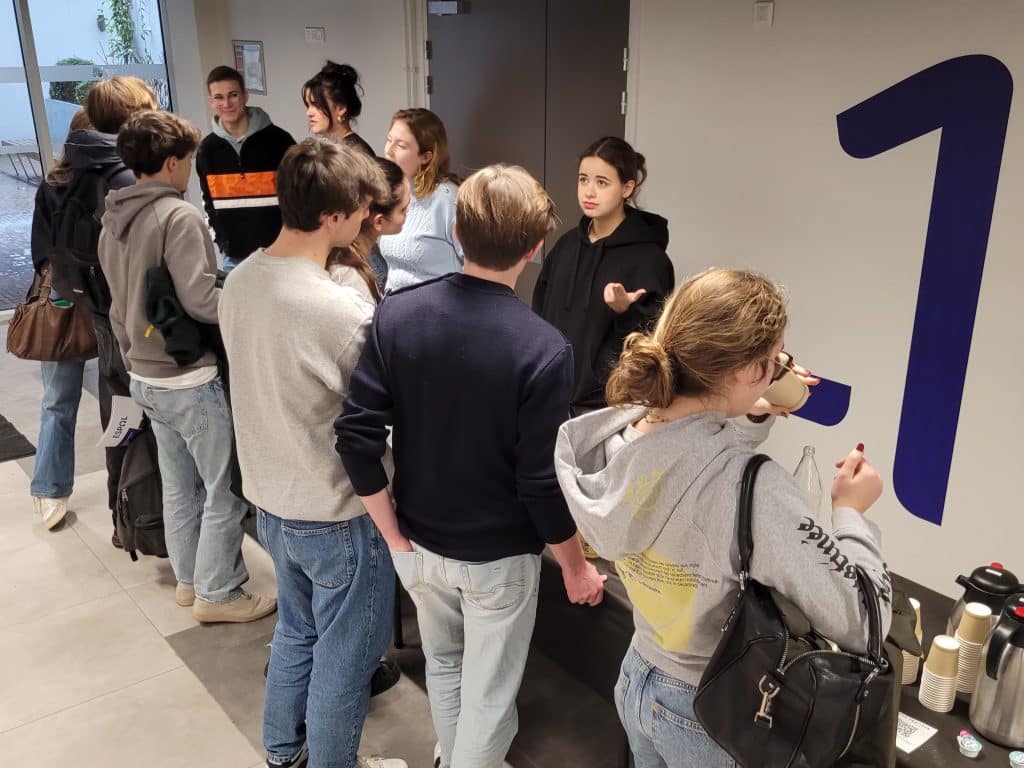 Journée d'immersion, les lycéens rencontrent nos étudiants